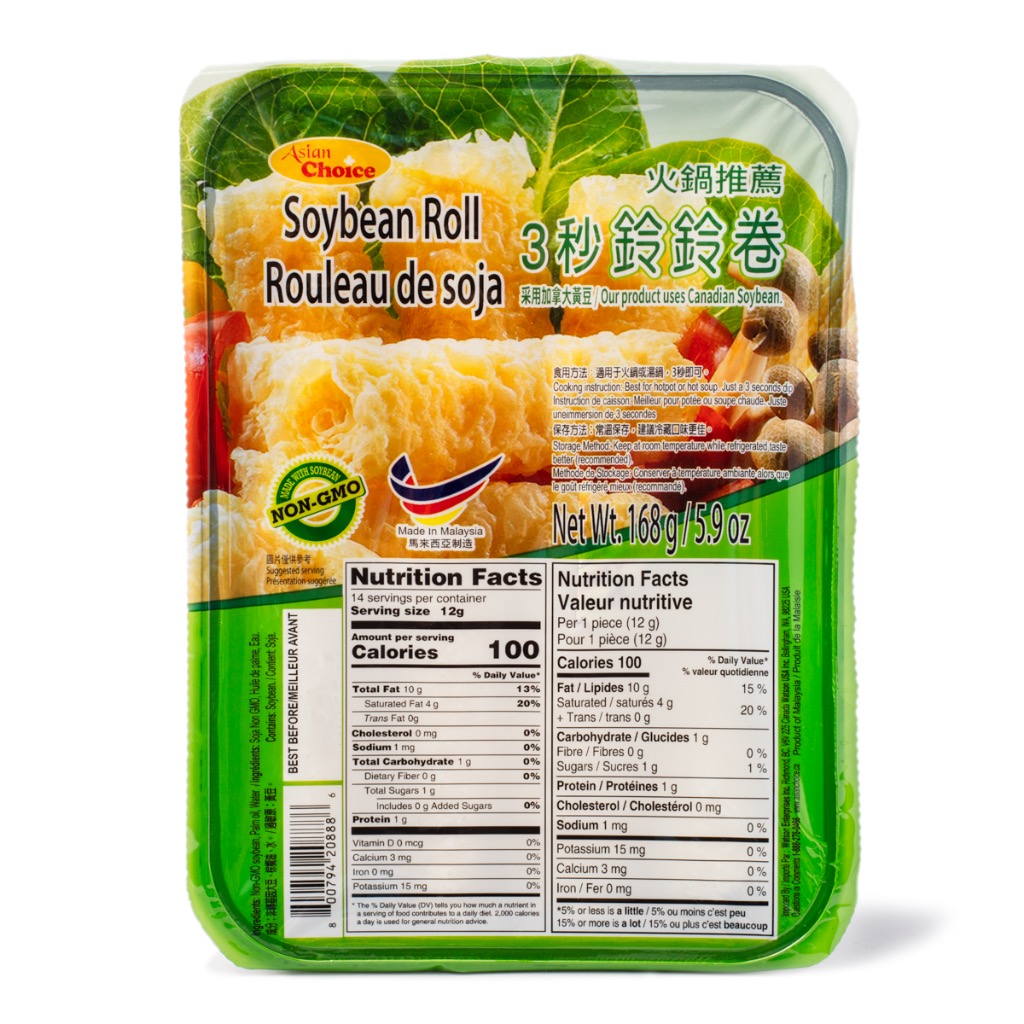 亞洲優選3秒鈴鈴卷 AC Soybean Roll 168g